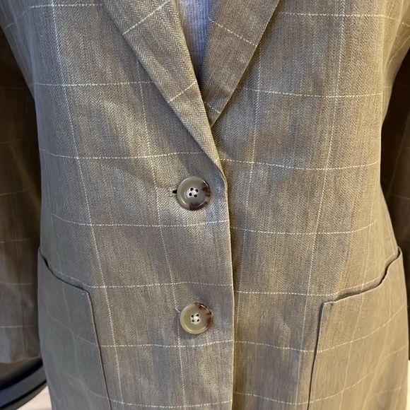 EUC Lauren Ralph Lauren 100% linen oversize style vintage lined blazer - Picture 3 of 8